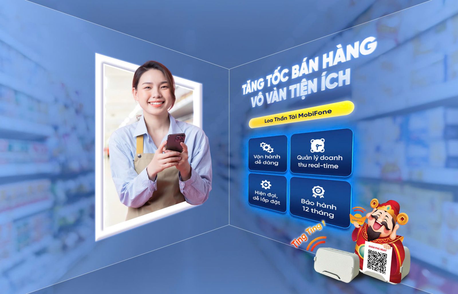 Ảnh bài viêt Loa Thần Tài MobiFone – Trợ lý công nghệ rảnh tay cho tiểu thương trong thời đại số